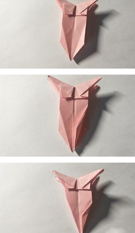 五角星花朵折纸怎么折教程图解
