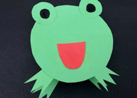 弹簧青蛙折纸怎么折图解