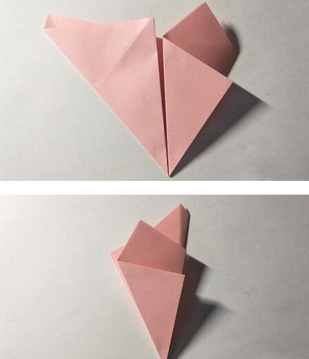 五角星花折纸怎么折教程图解