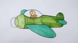 儿童飞机简笔画教程图片