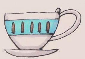 生活用品茶杯简笔画怎么画简单