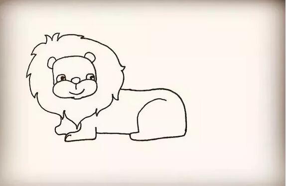 狮子简笔画怎么画教程图片