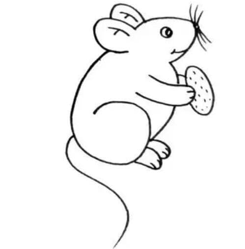 卡通小老鼠简笔画图片大全可爱