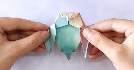 折纸猫头鹰的折法步骤