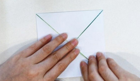 五格纸盒子的折法图解