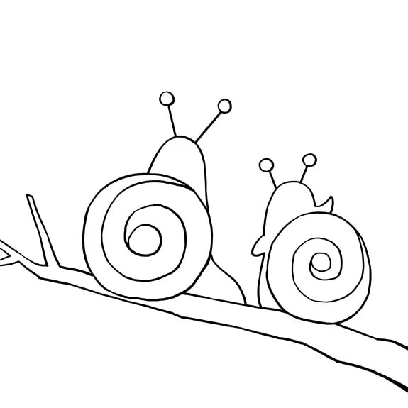 创意少儿美术课程《雨天的蜗牛》