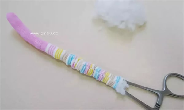 彩色条纹棒棒糖手工制作