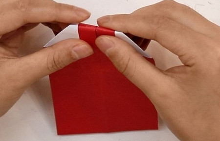 爱心信封怎么折纸图解
