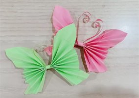 教你怎么用纸折蝴蝶步骤