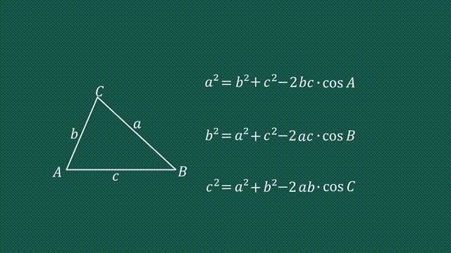 三角形余弦定理公式大全