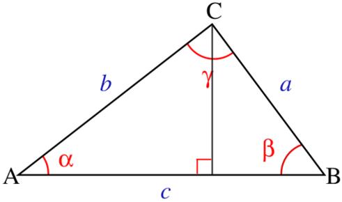 三角形余弦定理公式