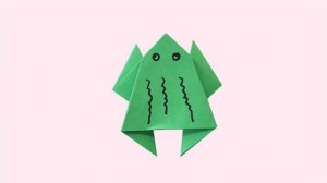 青蛙折纸怎么折简单好看