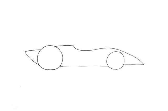 超级赛车简笔画怎么画简单