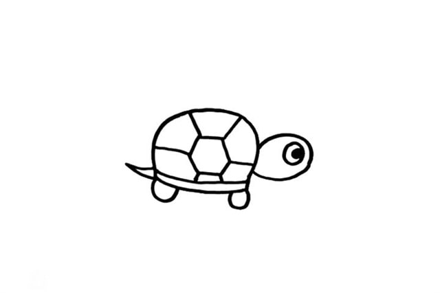 小乌龟简笔画怎么画简单可爱