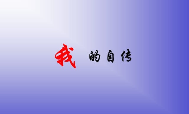 我的自传作文600字