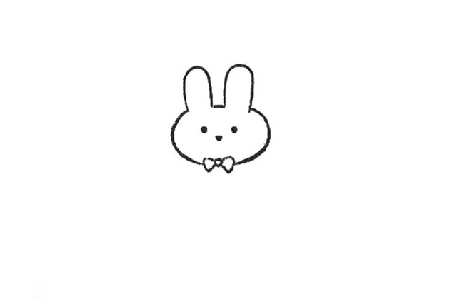 中秋节月亮兔子简笔画怎么画