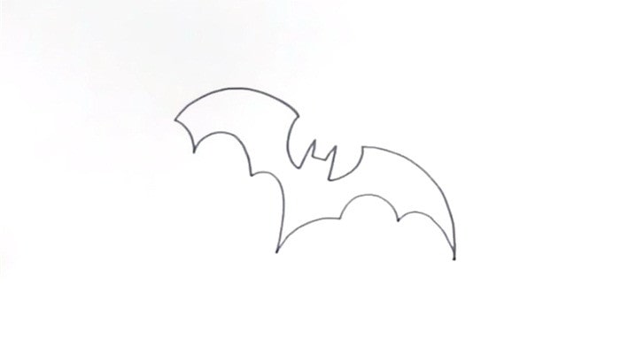 蝙蝠简笔画怎么画图片简单