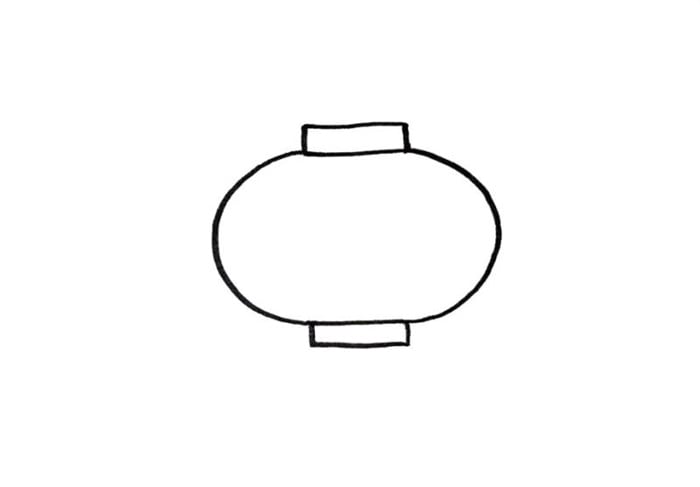 大红灯笼简笔画怎么画简单