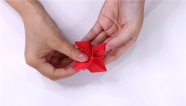 玫瑰花戒指折纸怎么折图解