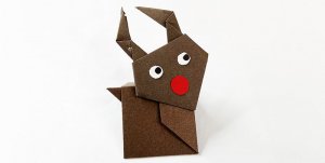 圣诞麋鹿折纸教程