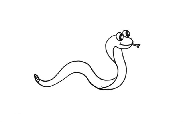 眼镜蛇的简笔画怎么画