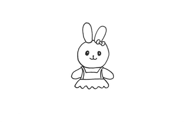 幼儿园小兔子简笔画怎么画图片