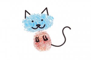 可爱的小猫咪手指画画法步骤