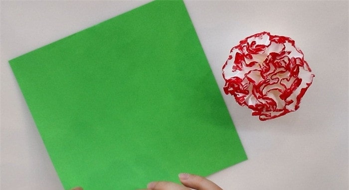 餐巾纸康乃馨的折法