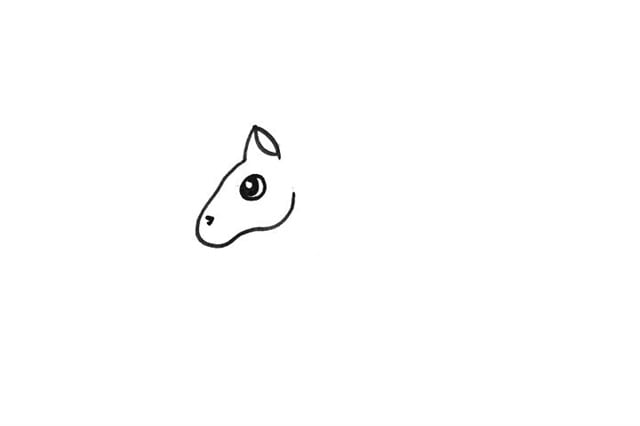 马的简笔画怎么画图片