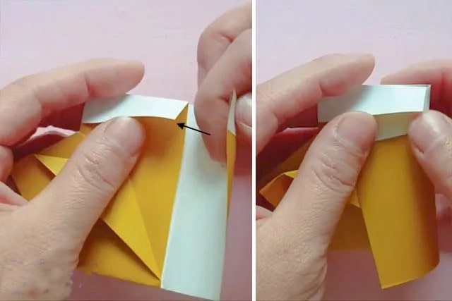 手工折纸教程小手套