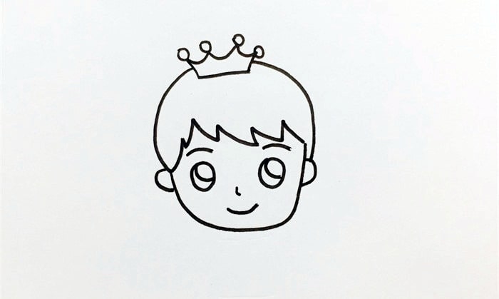 王子简笔画画法简单又漂亮
