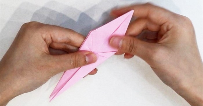 火烈鸟折纸怎么折