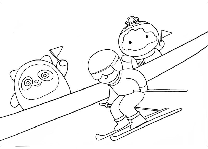 2022北京冬奥会绘画教程