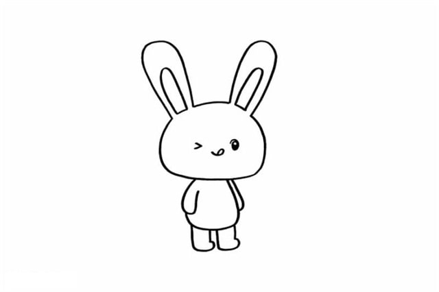 小兔子简笔画怎么画简单又可爱