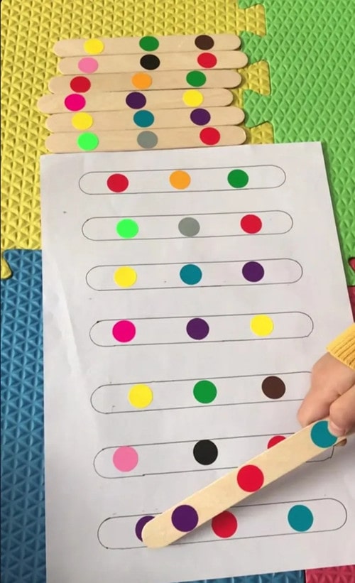 幼儿园小中大班好玩的益智颜色游戏