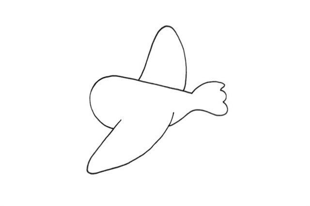 飞翔的小鸟简笔画怎么画图片