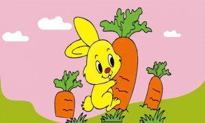 幼儿园游戏活动教案《小白兔搬萝卜》