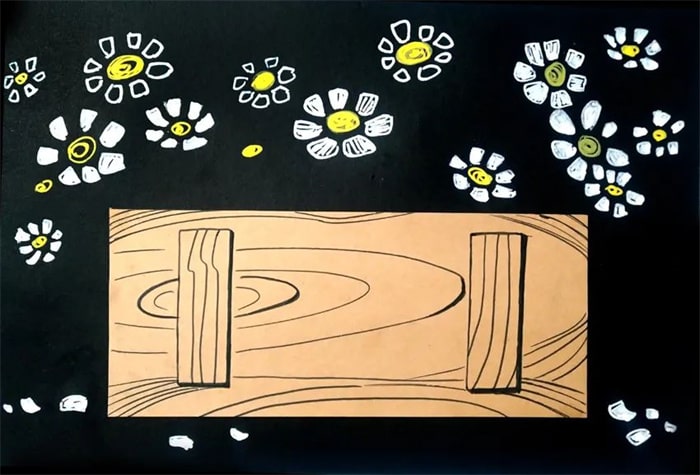 儿童画春天的图片《花开时节》