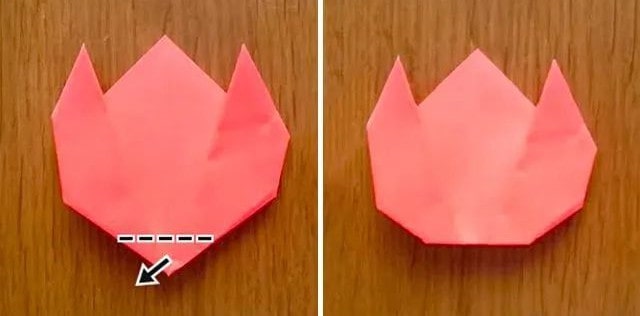幼儿园母亲节手工制作郁金香的折法