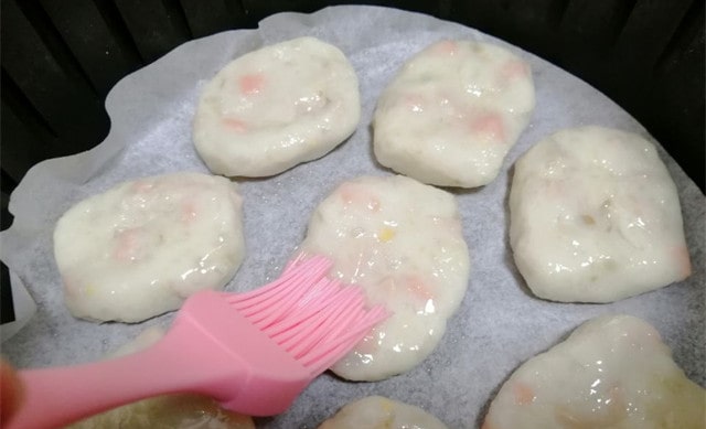 空气炸锅食谱土豆火腿饼的做法
