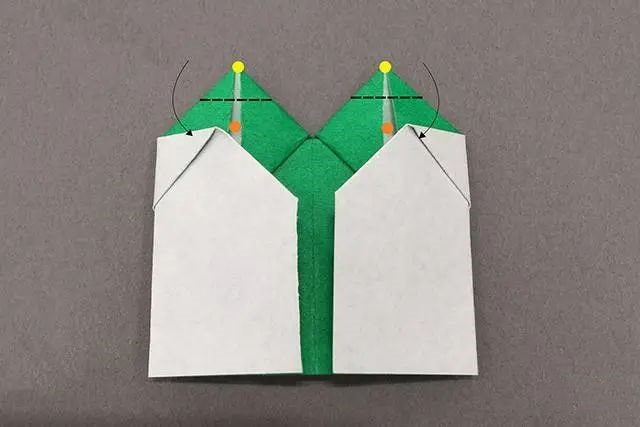 儿童四叶草折纸的折法