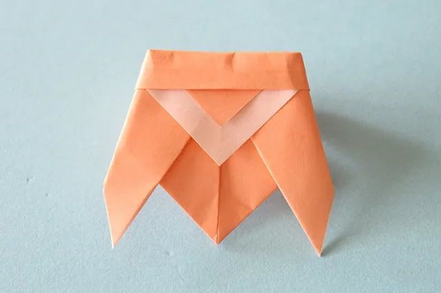 夏天折纸手工简单蝉的步骤