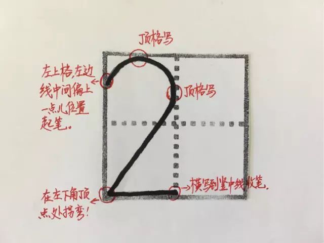 数字1-10在田字格的正确写法