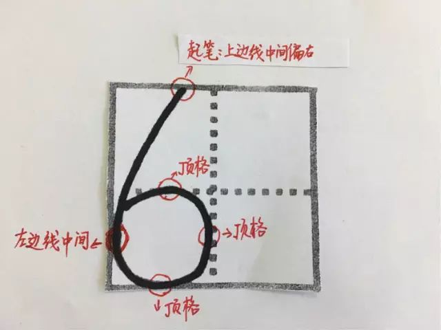 数字1-10在田字格的正确写法