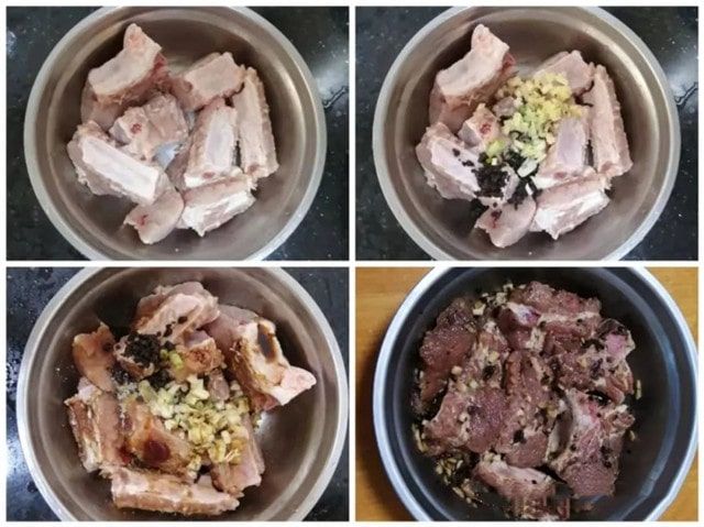 空气炸锅食谱豆豉香甜排骨的做法