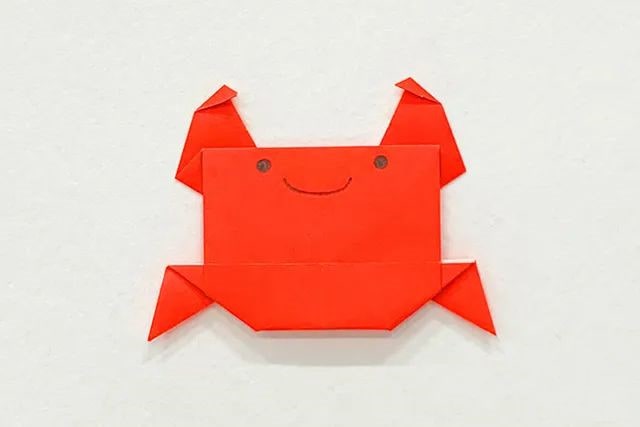 螃蟹折纸手工简单