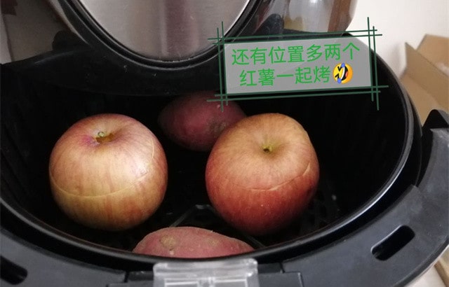 空气炸锅食谱烤苹果