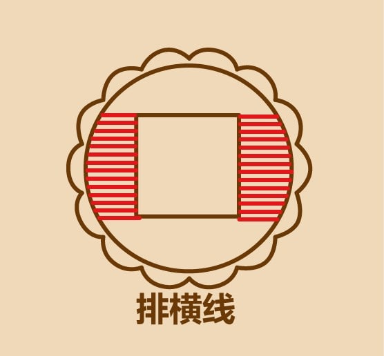 中秋节五仁月饼图片简笔画怎么画画法