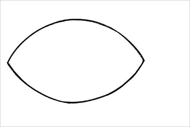 用椭圆形画鱼简笔画简单