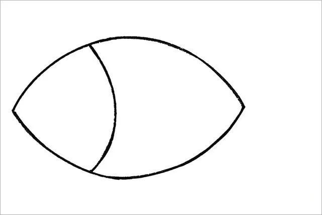 用椭圆形画鱼简笔画简单